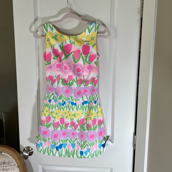 Lilly Pulitzer Floral Pink and Yellow Dress - Picture 2 of 11